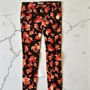Gibson Latimer Floral Rose Print Slim Fit Pants